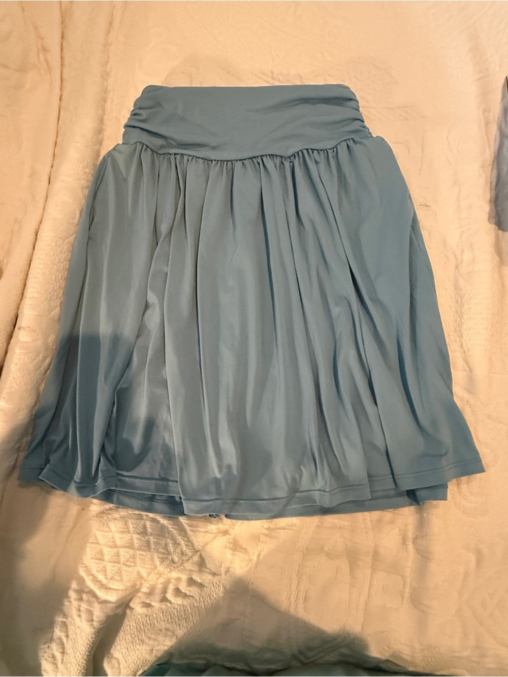 Halara Light Blue Pleated Women's Skirt